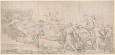 Udsigt over Guido Renis Aurora af Raphael Morghen