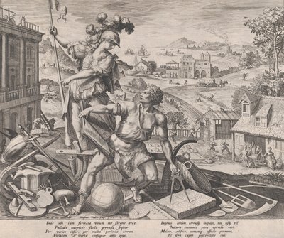Labour, 1591. af Raphael Sadeler