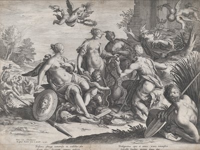 Dommen i Paris, 1589. af Raphael Sadeler