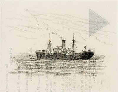 Cargo (trækul) af Raymond Bonnefon