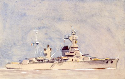 Fransk cuirass, ca. 1900 (gouache på papir) af Raymond Bonnefon