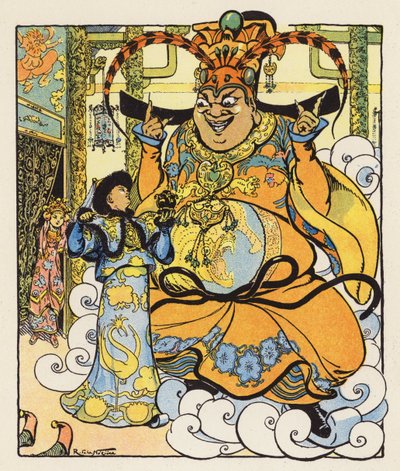 Les Mille et Une Nuits / Tusind og én nat (farvelitografi) af Raymond de la Neziere