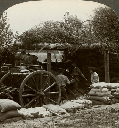 Artilleristilling, Første Verdenskrig, 1914-1918. af Realistic Travels Publishers