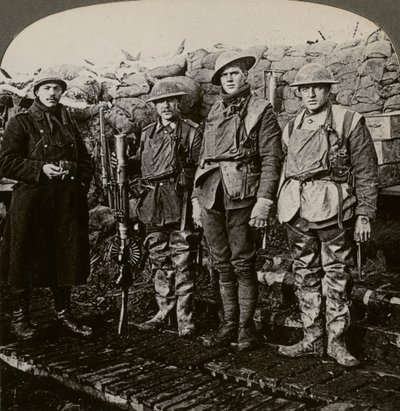 Lewis maskingeværere, Hollebeke, Belgien, Første Verdenskrig, 1914-1918. af Realistic Travels Publishers