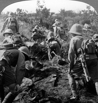 Spejdere på vej gennem Østafrikas skove, Første Verdenskrig, 1914-1918. af Realistic Travels Publishers