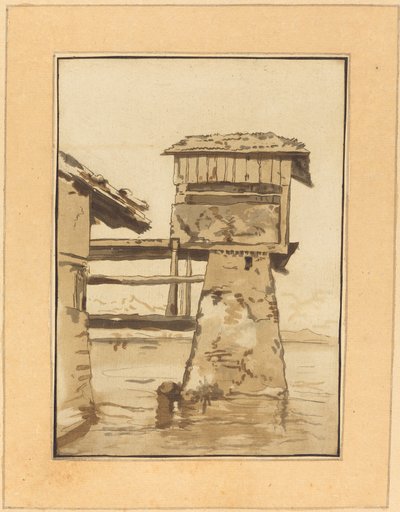 schweiziske bondehus af Regina Schönecker after Franz Schutz