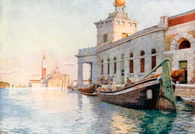 Dogana (farvelitografi) af Reginald Barratt