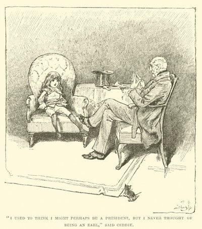 Illustration til Lille Lord Fauntleroy af Reginald Bathurst Birch