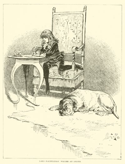 Illustration til Lille Lord Fauntleroy af Reginald Bathurst Birch