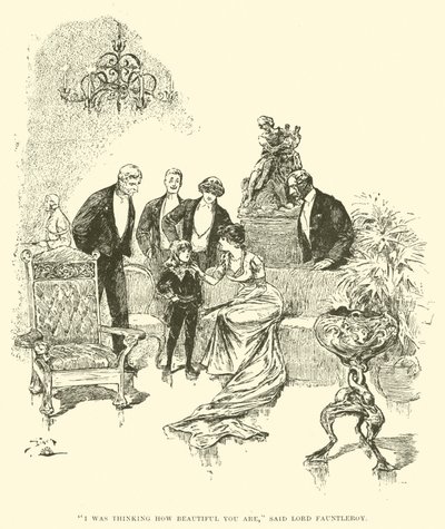 Illustration til Lille Lord Fauntleroy af Reginald Bathurst Birch