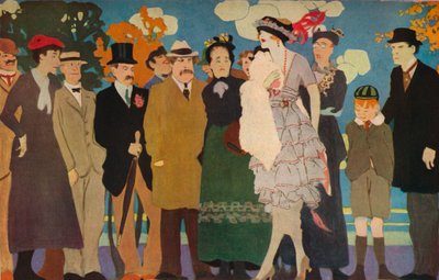 Nogle ræve og en drue, c1887-1924, 1924 af Reginald Edward Higgins