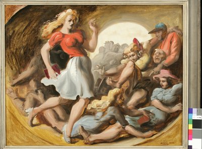 Tønde med sjov af Reginald Marsh