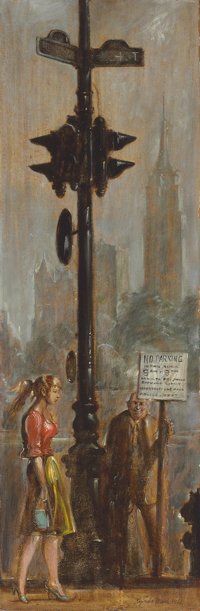 Broadway og 14th Street af Reginald Marsh