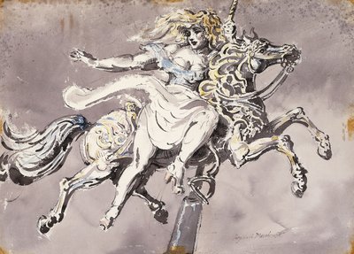 Karrusel af Reginald Marsh