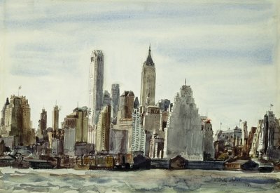 Bybillede, New York af Reginald Marsh
