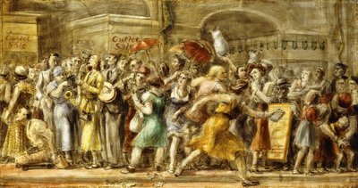 Fjortende gade af Reginald Marsh