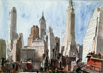 Skyskrabere af Reginald Marsh