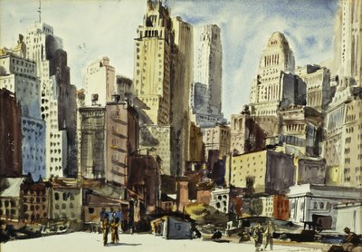 Udsigt fra Coenties Slip af Reginald Marsh