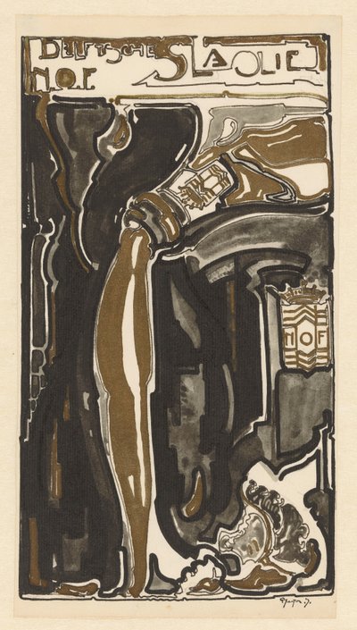 Delft salatolie N.O.F. (original titel på objektet) af Reijer Stolk (signed by artist)