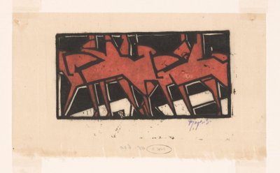 Ryttere til hest af Reijer Stolk (signed by artist)