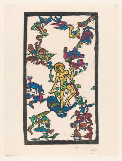 St. Franciscus v. Assisi (original titel på objektet) af Reijer Stolk (signed by artist)