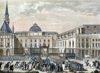 Bailly ved parlamentet i Paris. 1794-1804 (kobberstik) af Reiner Vinkeles