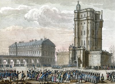 Ødelæggelse af fangekælderen i Vincennes af Reiner Vinkeles
