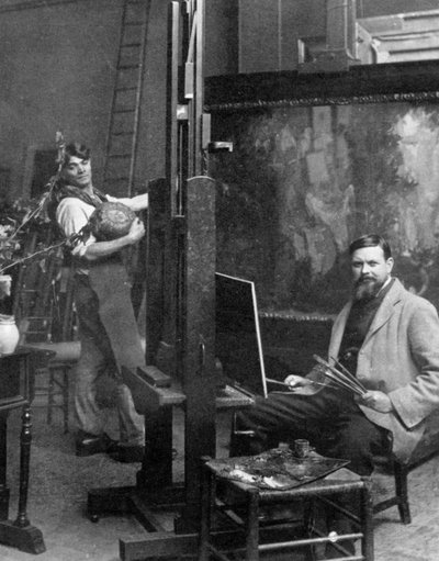 Sir Frank Brangwyn 1867-1956, walisisk kunstner, 1911-1912. af Reinhold Thiele
