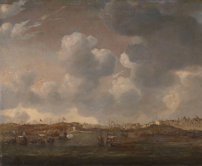 Udsigt over Salee, Marokko af Reinier Nooms (signed by artist)
