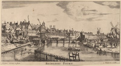Regulars Gate (Regulators Gate) af Reinier Nooms, called Zeeman