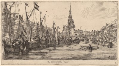 Roowaensche Quay (De Roowaensche Kaey) af Reinier Nooms, called Zeeman