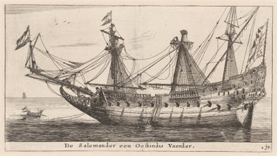 "Salamanderen", en østindisk købmand af Reinier Nooms, called Zeeman