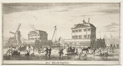 Forskellige skibe og udsigter over Amsterdam (Verscheÿde Schepen en Gesichten van Amstelredam), del III: De Block-huÿsen af Reinier Nooms, called Zeeman