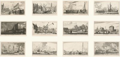 Forskellige skibe og udsigter over Amstelredam (Forskellige skibe og udsigter over Amsterdam): Del III af Reinier Nooms, called Zeeman
