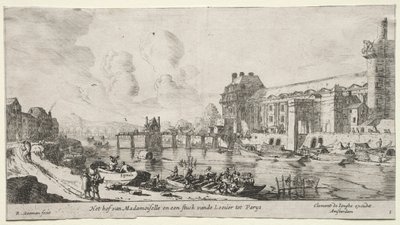 Udsigt over Paris: Udsigt over Louvre og Tuilerierne af Reinier Nooms, called Zeeman