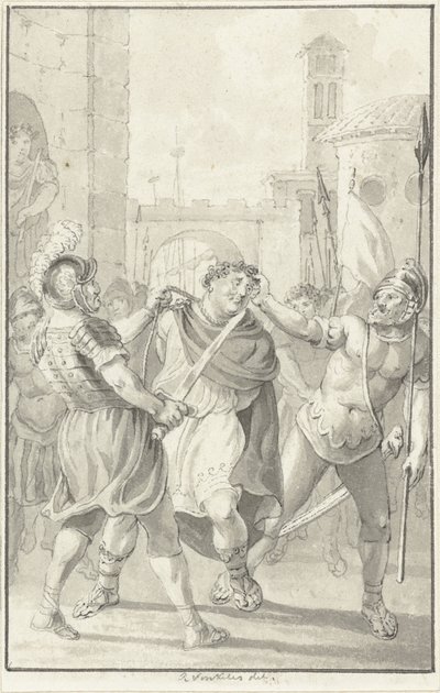 Kejser Vitellius på vej til sin henrettelse af Reinier Vinkeles (I)