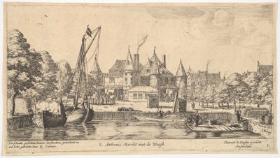 S. Anthonis Marckt med de Waegh, 1600-tallet. af Reinier Zeeman