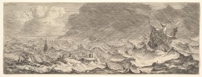Vand, fra serien De fire elementer, 1600-tallet. af Reinier Zeeman