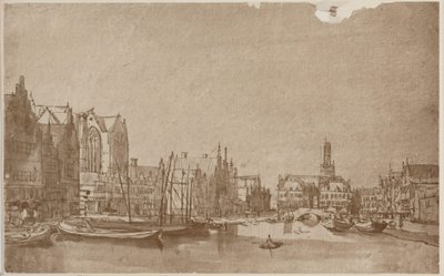 Anonym Rokin Amsterdam set mod Damsquare af Rembrandt