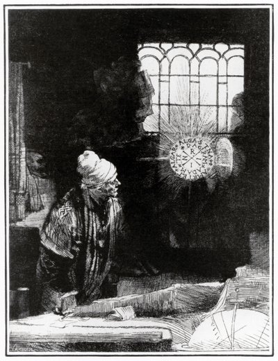 Goethes Faust - af Rembrandt Harmensz. van Rijn (after)
