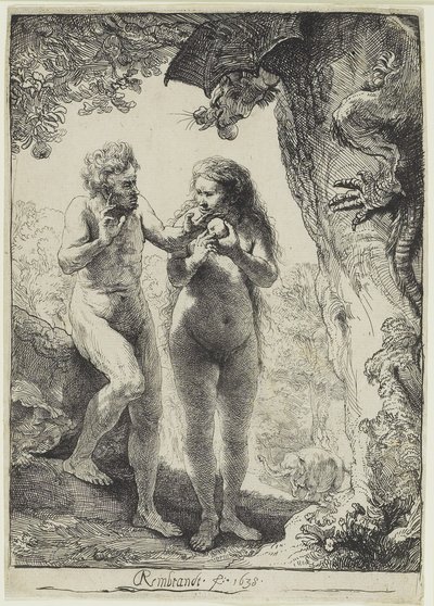 Adam og Eva af Rembrandt van Rijn