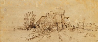 En kro ved en vejkant, af Rembrandt van Rijn