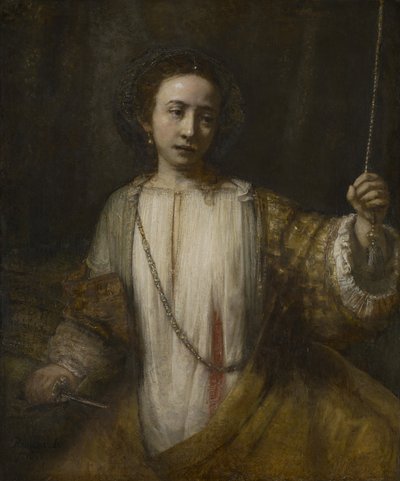 Lucretia af Rembrandt Harmensz. van Rijn