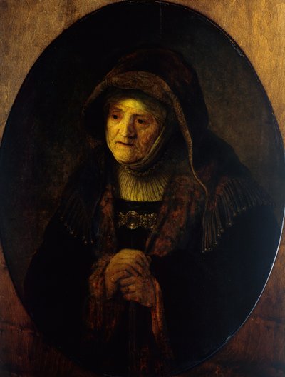 Profetinde Hannah (kunstnerens mor) af Rembrandt Harmensz. van Rijn