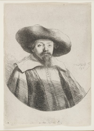 Samuel Manasseh Ben Israel, jødisk forfatter af Rembrandt van Rijn