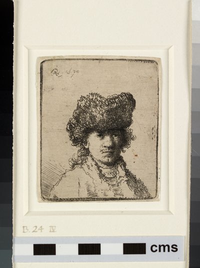 Selvportræt i pelshue af Rembrandt van Rijn