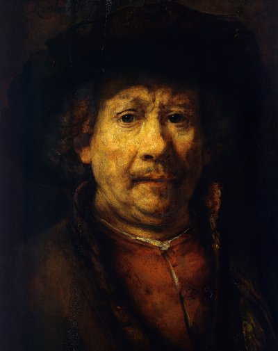 Selvportræt af Rembrandt Harmensz. van Rijn