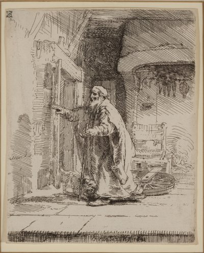 The Blindness of Tobit: The Larger Plate af Rembrandt van Rijn