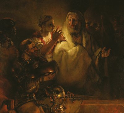 Fornægtelsen af Sankt Peter af Rembrandt van Rijn