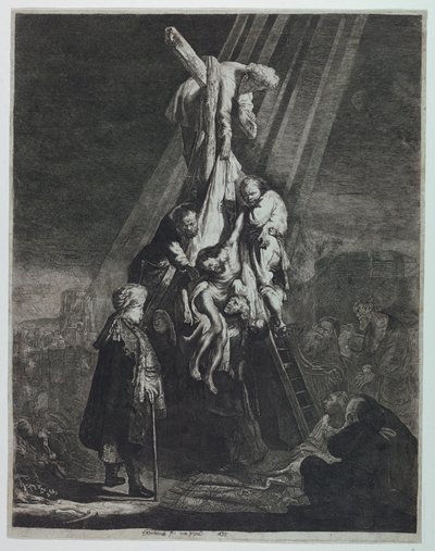Nedstigningen fra korset af Rembrandt van Rijn